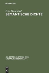 book Semantische Dichte: Assoziativität in Poesie und Werbesprache