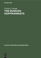 book The Russian Hoffmannists