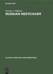 book Russian hesychasm: The spirituality of Nil Sorskij