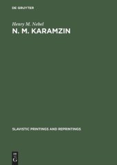 book N. M. Karamzin: A Russian sentimentalist