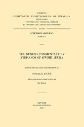 book The Genesis Commentary by Step'anos of Siwnik (DUB.)