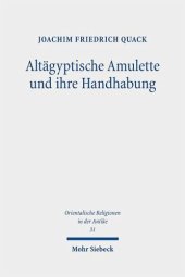 book Altägyptische Amulette und ihre Handhabung