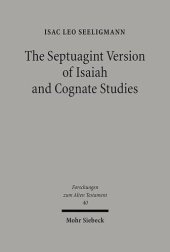 book The Septuagint Version of Isaiah and Cognate Studies (Forschungen Zum Alten Testament)