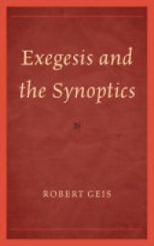 book Exegesis and the Synoptics