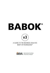 book BABOK v3 A Guide to the Business Analysis Body of Knowledge