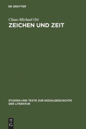 book Zeichen und Zeit: Probleme des literarischen Realismus