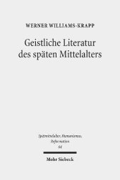 book Geistliche Literatur des späten Mittelalters: Kleine Schriften