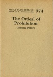 book The Ordeal of Prohibition