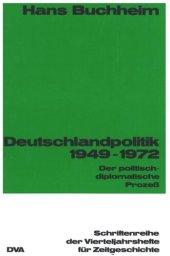 book Deutschlandpolitik 1949-1972