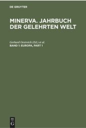 book Minerva. Jahrbuch der gelehrten Welt: Band 1 Europa