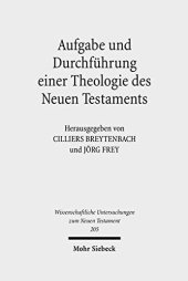 book Aufgabe und Durchführung einer Theologie des Neuen Testaments