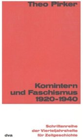 book Komintern und Faschismus: Dokumente zur Geschichte und Theorie des Fasschismus