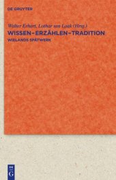 book Wissen - Erzählen - Tradition: Wielands Spätwerk