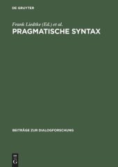 book Pragmatische Syntax