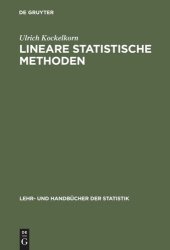 book Lineare statistische Methoden