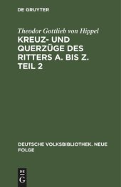 book Kreuz- und Querzüge des Ritters A. bis Z. Teil 2