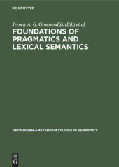 book Foundations of pragmatics and lexical semantics