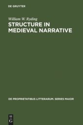 book Structure in medieval narrative