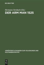 book Der arm man 1525: Volkskundliche Studien