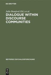 book Dialogue within Discourse Communities: Metadiscursive Perspectives on Academic Genres