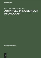 book Advances in Nonlinear Phonology