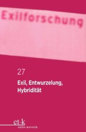 book Exil, Entwurzelung, Hybridität