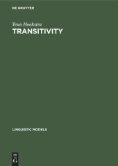 book Transitivity: Grammatical Relations in Government-Binding Theory