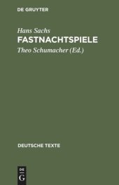 book Fastnachtspiele