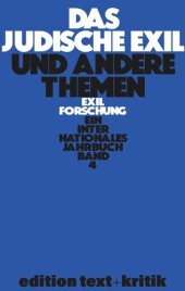 book Das jüdische Exil und andere Themen