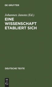 book Eine Wissenschaft etabliert sich: 1810-1870