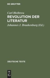 book Revolution der Literatur