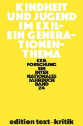 book Kindheit und Jugend im Exil: Ein Generationenthema