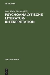 book Psychoanalytische Literaturinterpretation: Aufsätze aus "Imago. Zeitschrift für Anwendung der Psychoanalyse auf die Geisteswissenschaft" (1912-37)