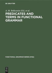 book Predicates and Terms in Functional Grammar