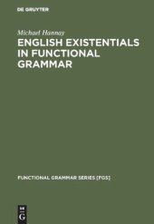 book English existentials in functional grammar