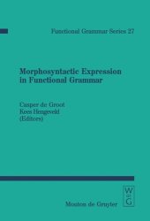 book Morphosyntactic Expression in Functional Grammar