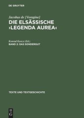 book Die elsässische ›Legenda aurea‹: Band 2 Das Sondergut