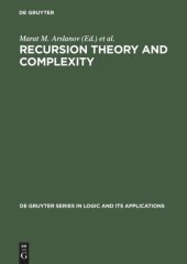 book Recursion Theory and Complexity: Proceedings of the Kazan '97 Workshop, Kazan, Russia, July 14–19, 1997