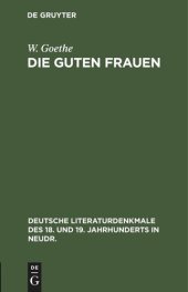 book Die guten Frauen: Mit Nachbildungen der Originalkupfer