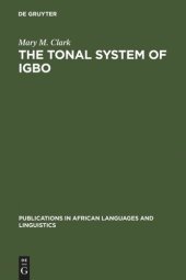 book The Tonal System of Igbo