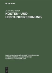 book Kosten- und Leistungsrechnung: Band II: Plankostenrechnung