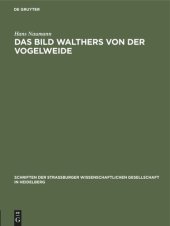 book Das Bild Walthers von der Vogelweide