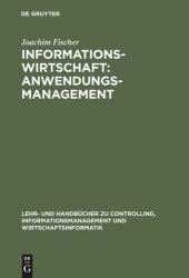 book Informationswirtschaft: Anwendungsmanagement