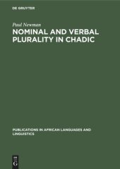 book Nominal and Verbal Plurality in Chadic