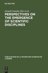 book Perspectives on the Emergence of Scientific Disciplines