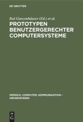 book Prototypen benutzergerechter Computersysteme