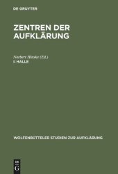 book Zentren der Aufklärung. I Halle: Aufklärung und Pietismus