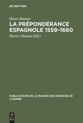 book La prépondérance espagnole 1559–1660