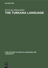 book The Turkana Language