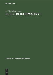 book Electrochemistry I